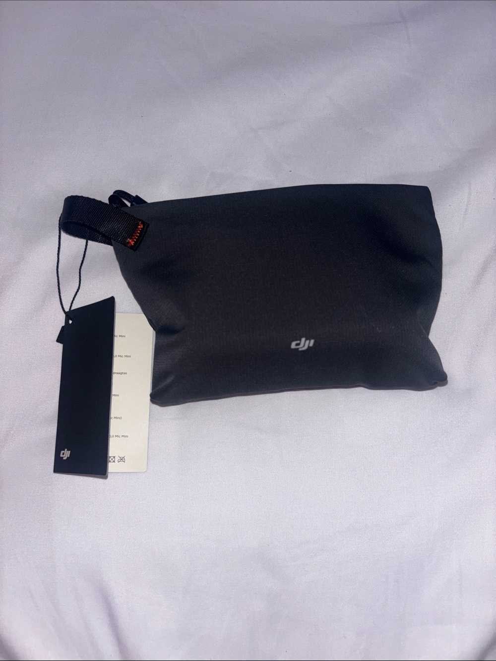 DJI Black Compact Accessory Pouch with Carry Loop